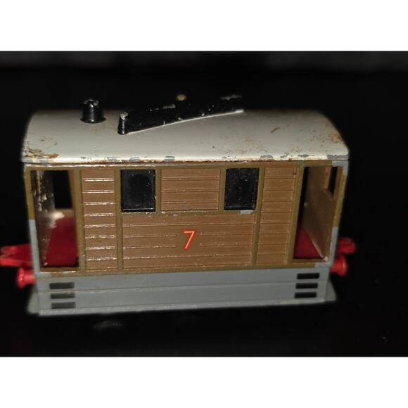 TOBY #7 the TRAM Engine Train Thomas & Friends ERTL Diecast Metal 1989 Vintage - Picture 2 of 7